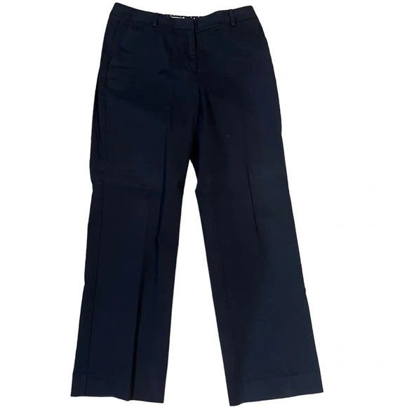 Talbots Navy Blue‎ Straight Leg Pants Size 8 - Picture 1 of 3